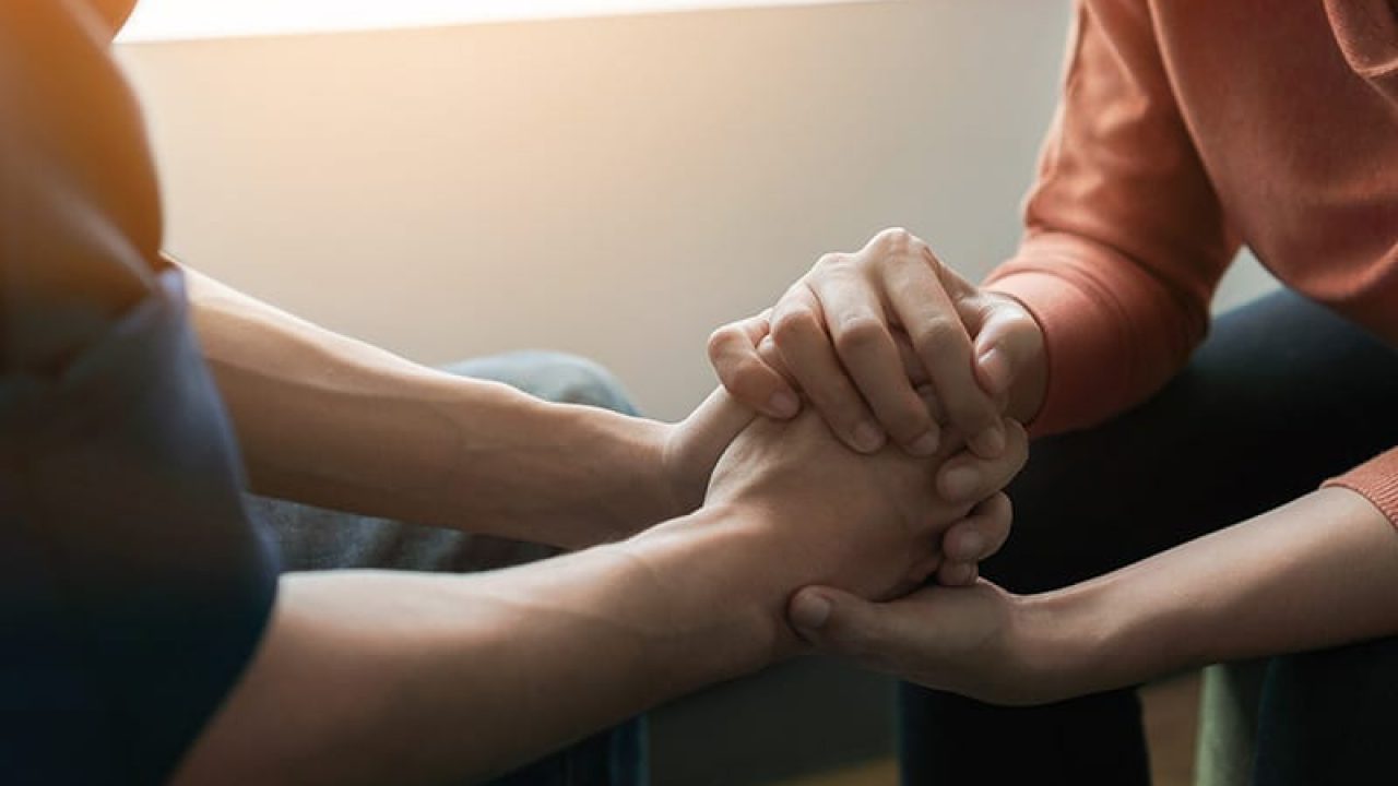 A family member tries to convince their loved one to go to drug rehab.